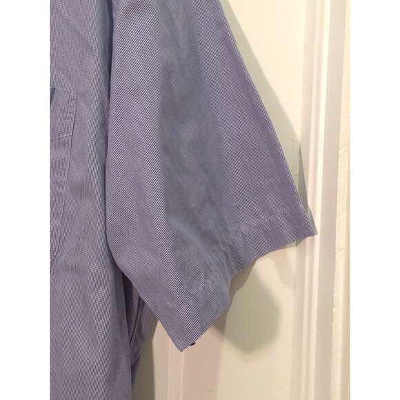 Ralph Lauren Golf Tilden Men's Shirt L Blue Check Button-Down Short Sleeve - Picture 5 of 5